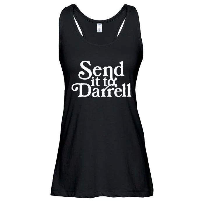 Send It To Darrell Funny Saying Ladies Essential Flowy Tank