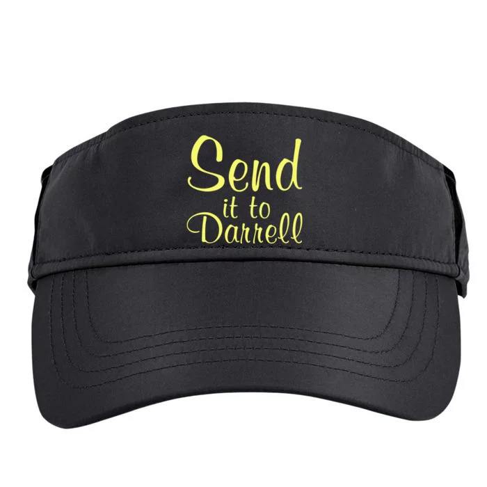 Send It To Darrell Adult Drive Performance Visor