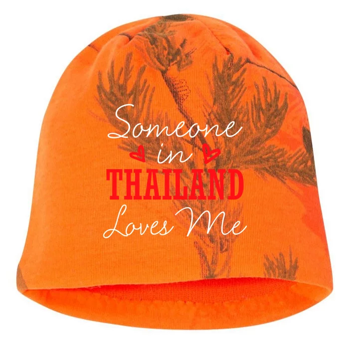 Someone In Thailand Loves Me Relationship Couple Cute Gift Kati - Camo Knit Beanie