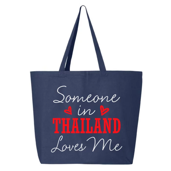 Someone In Thailand Loves Me Relationship Couple Cute Gift 25L Jumbo Tote