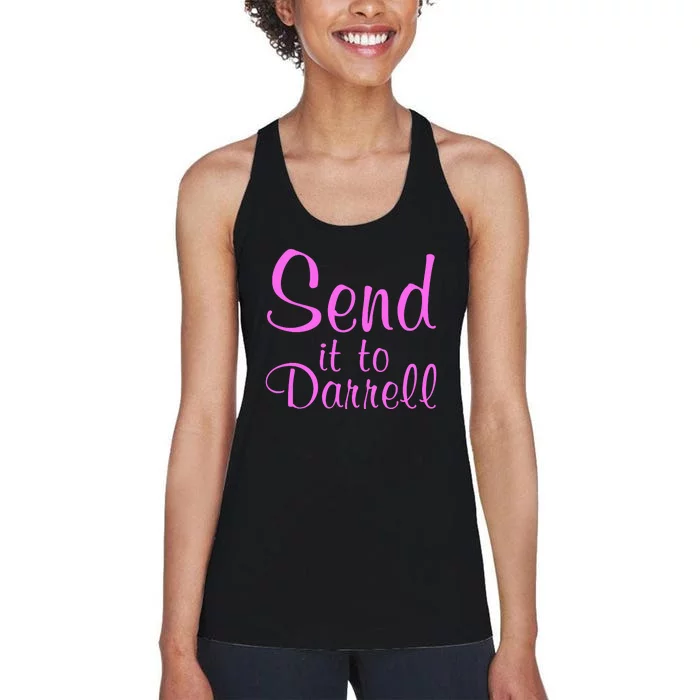 Send It To Darrell Women's Racerback Tank