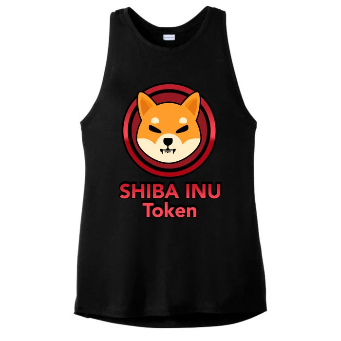 Shiba Inu Token Crypto Hodl Shib Coin Dogecoin Millionaire Great Gift Ladies Tri-Blend Wicking Tank