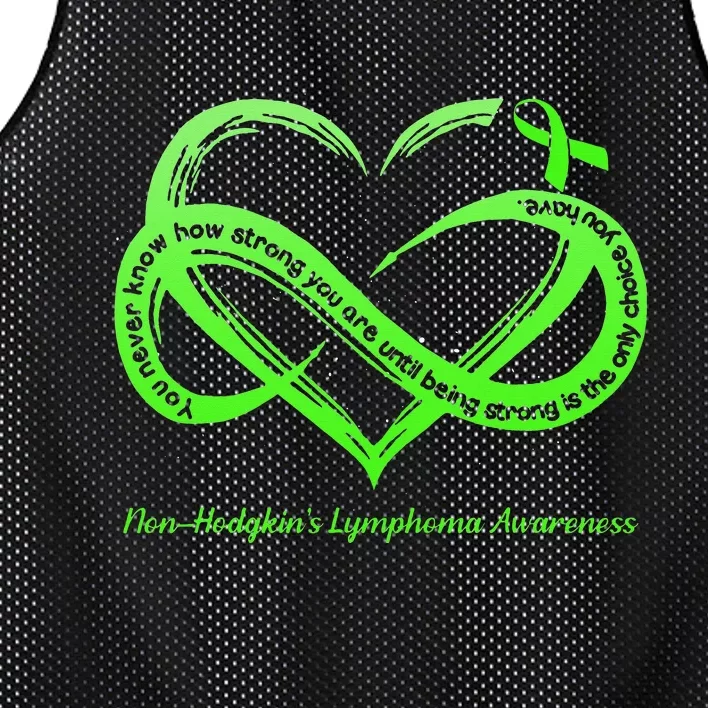 Strong Is The Only Choice NonHodgkin’s Lymphoma Awareness Mesh Reversible Basketball Jersey Tank