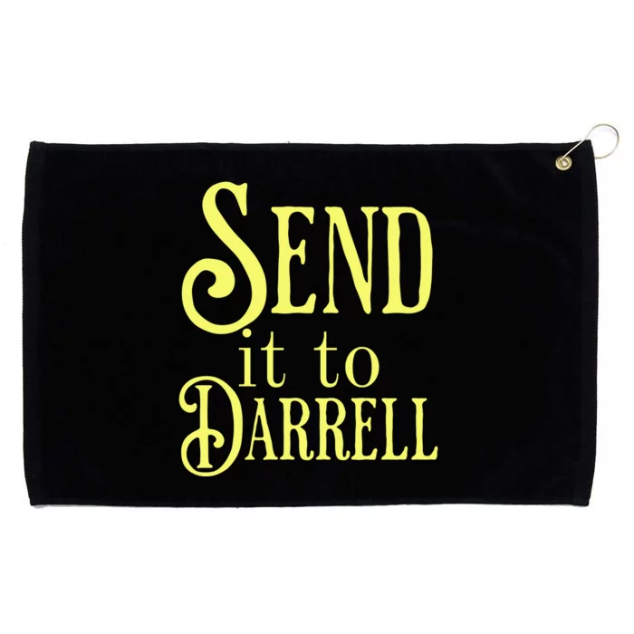 Send It To Darrell Grommeted Golf Towel