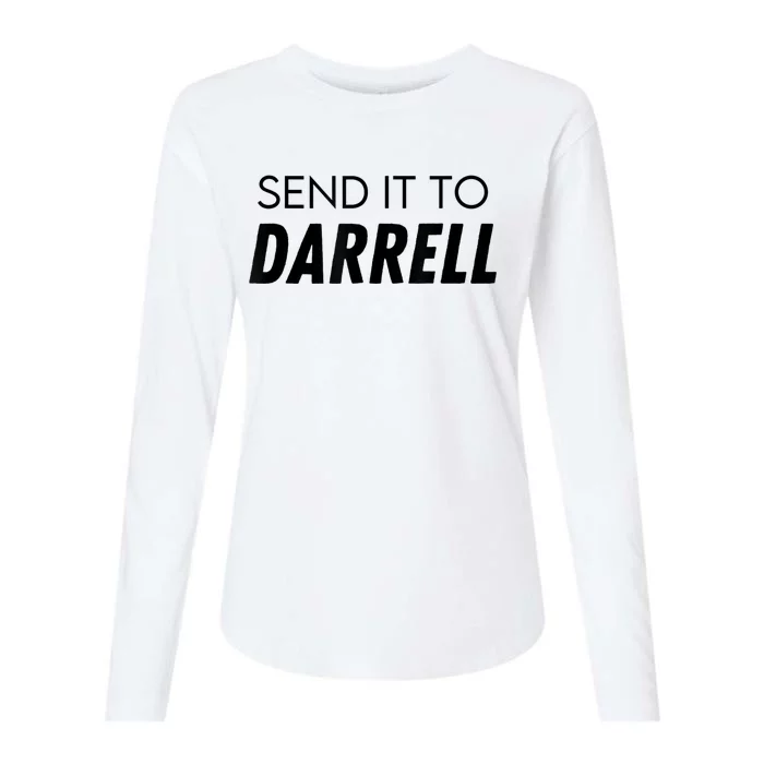 Send It To Darrell Send It To Daryl Funny Drama Womens Cotton Relaxed Long Sleeve T-Shirt