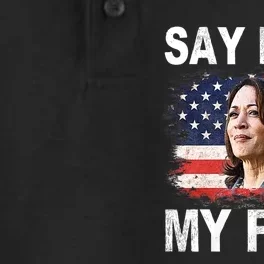 Say It To My Face Funny Kamala Harris Addresses Trump Dry Zone Grid Performance Polo