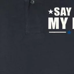 Say It To My Face Softstyle Adult Sport Polo