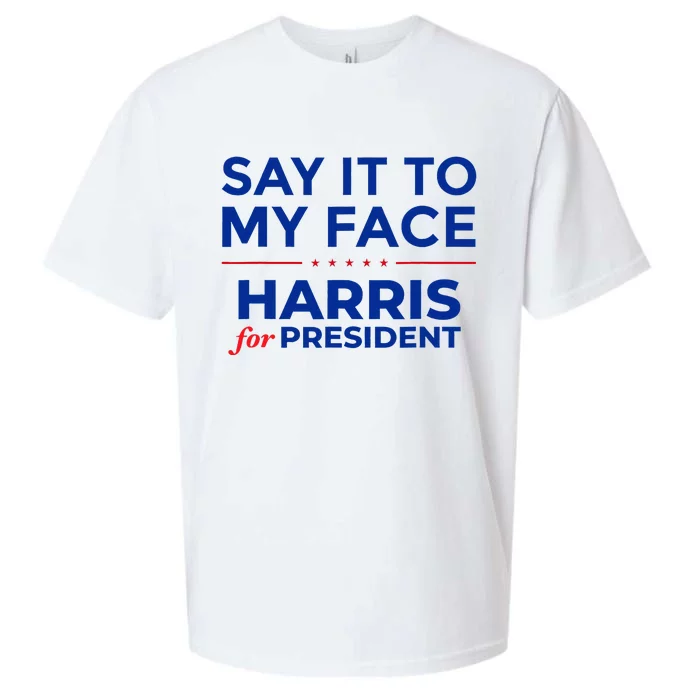 Say It To My Face Sueded Cloud Jersey T-Shirt