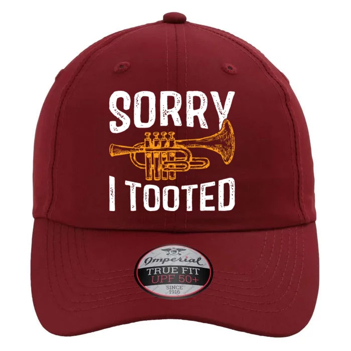 Sorry I Tooted Funny Jazz Music Instrument Trumpet Player The Original Performance Cap