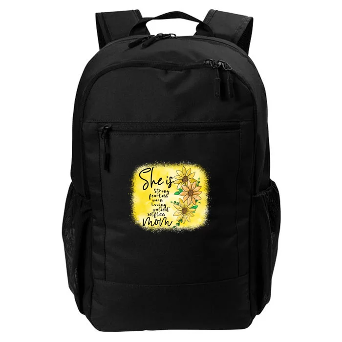 She Is Trong Fearless Warm Loving Patient Selfless Mom Mother's Day Gift Daily Commute Backpack