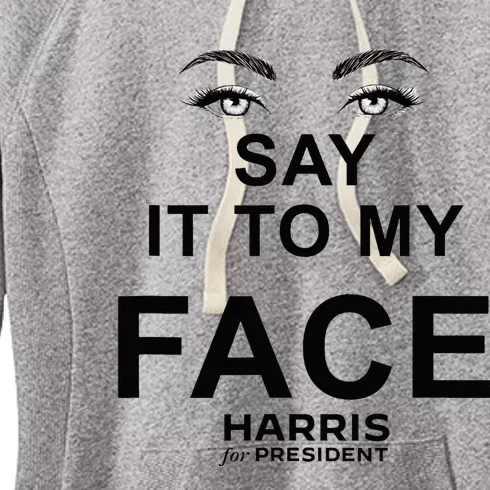 Say It To My Face By Josheeirl Women's Fleece Hoodie