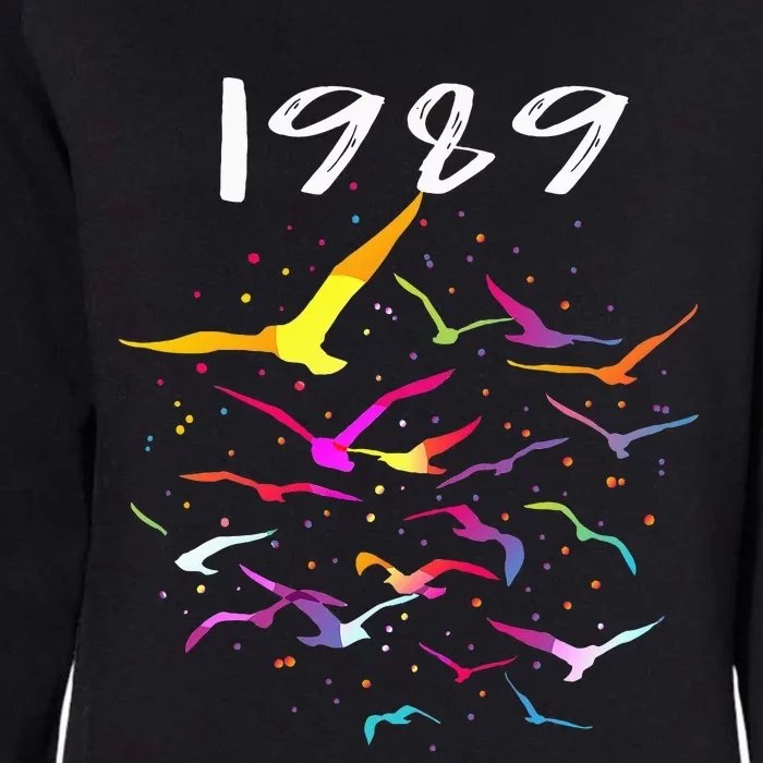 Seagull In The Sky Flock Of Seagulls 1989 Womens California Wash Sweatshirt