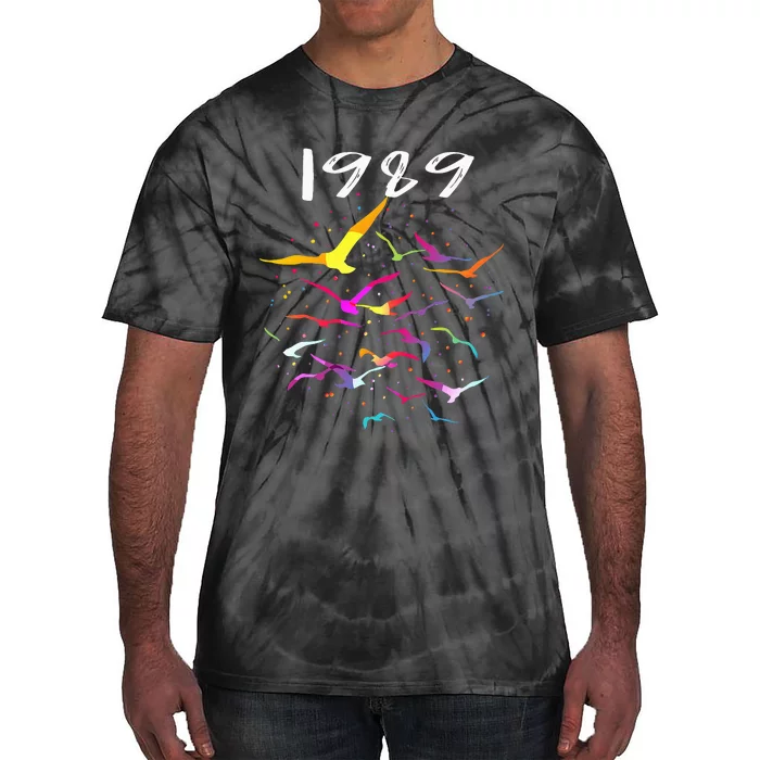 Seagull In The Sky Flock Of Seagulls 1989 Tie-Dye T-Shirt