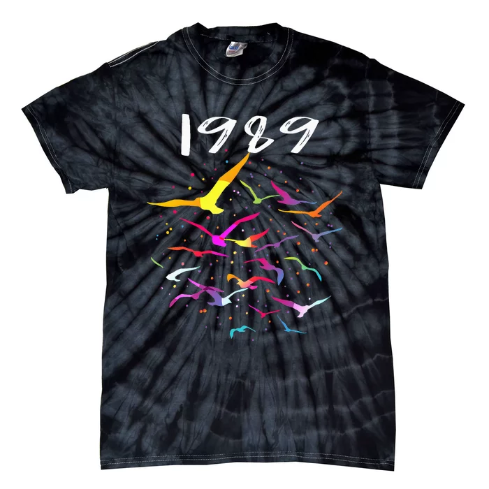 Seagull In The Sky Flock Of Seagulls 1989 Tie-Dye T-Shirt