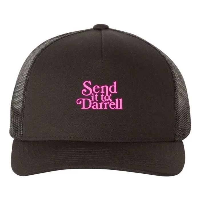 Send It To Darrell Front & Back Yupoong Adult 5-Panel Trucker Hat