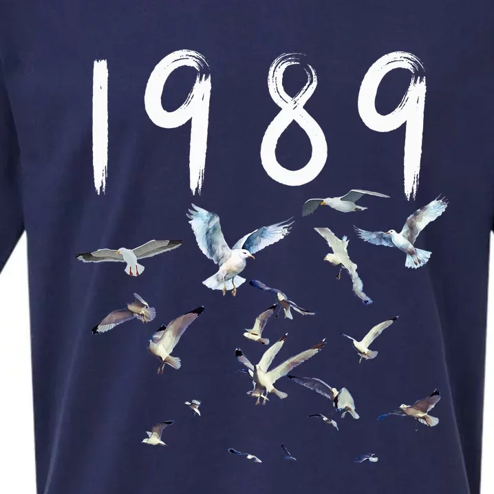 seagull in the sky 1989 Sueded Cloud Jersey T-Shirt