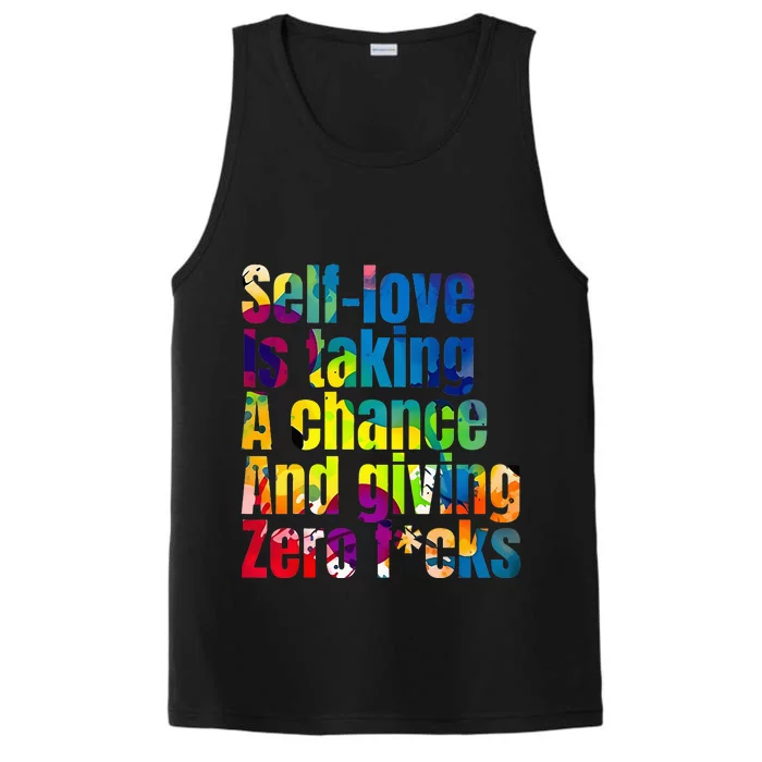 SelfLove Is Taking A Chance & Giving ZRO FKS Color Splash Performance Tank