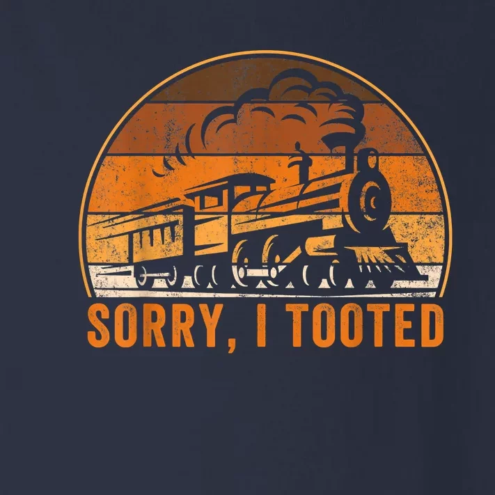 Sorry I Tooted Funny Train Railroad Workers Toddler Long Sleeve Shirt