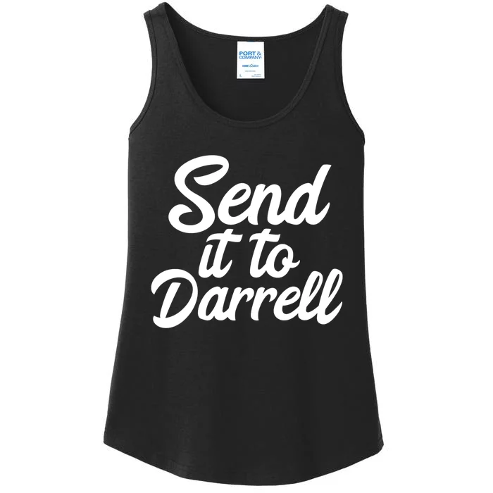 Send It To Darrell LaLa Ladies Essential Tank