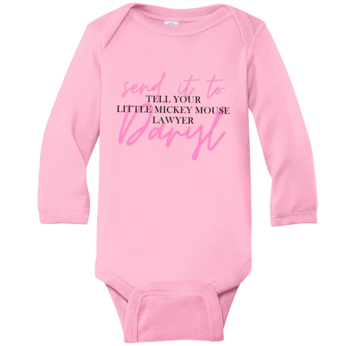 Send It To Daryl Baby Long Sleeve Bodysuit