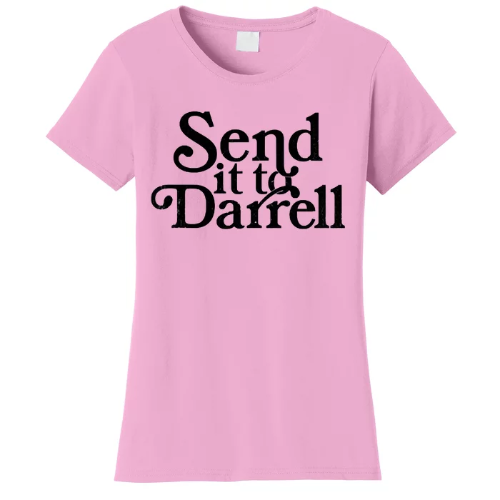 Send It To Darrell Send It To Daryl Funny Drama Vintage Women's T-Shirt