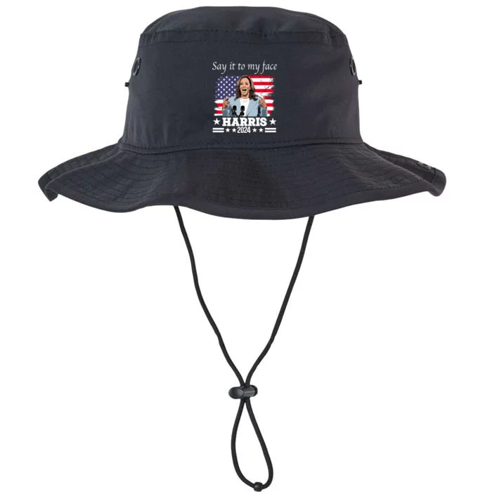 Say It To My Face Kamala Harris 2024 Legacy Cool Fit Booney Bucket Hat