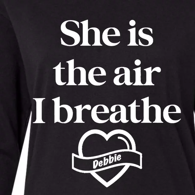 She Is The Air... By Yoraytees Womens Cotton Relaxed Long Sleeve T-Shirt