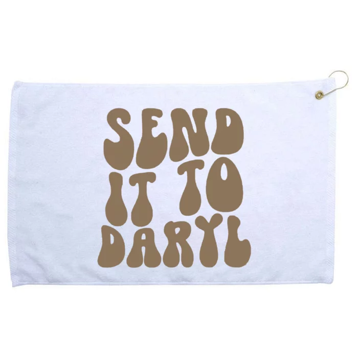 Send It To Daryl Grommeted Golf Towel