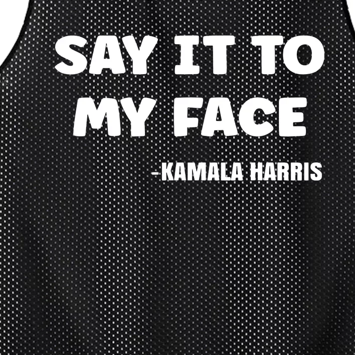 Say It To My Face Mesh Reversible Basketball Jersey Tank