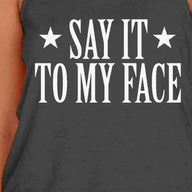 Say It To My Face Kamala Women's Knotted Racerback Tank