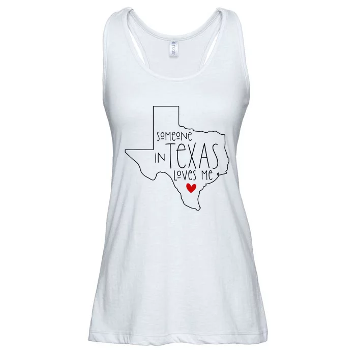 Someone In Texas Loves Me Ladies Essential Flowy Tank