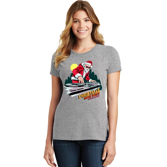 Santa Is The DJ Women's T-Shirt