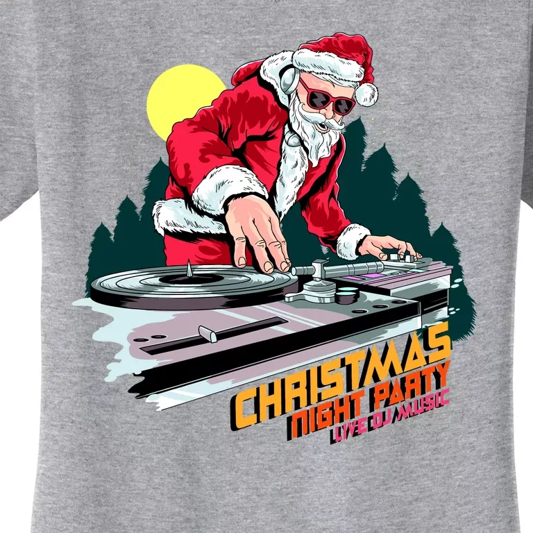 Santa Is The DJ Women's T-Shirt