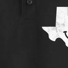 Smiling In TX – Funny Texas Happy Face Dry Zone Grid Performance Polo