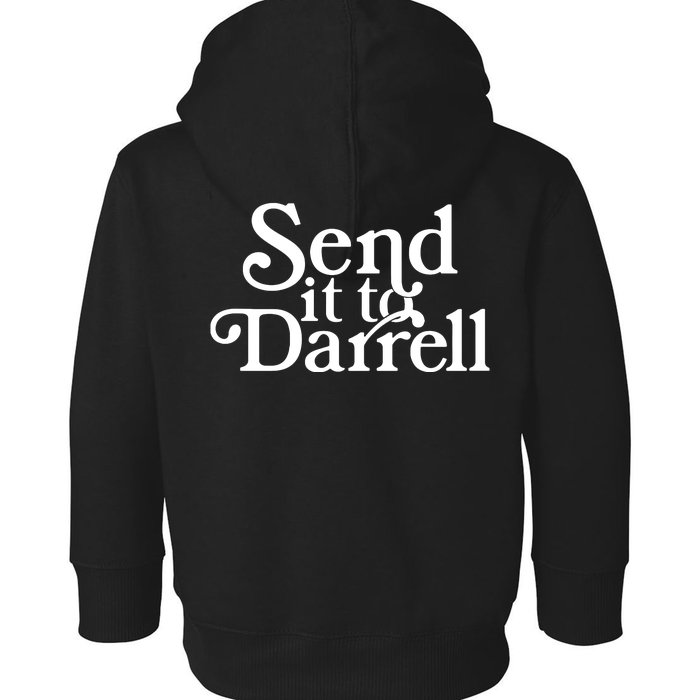 Send It To Darrell Front & Back Toddler Hoodie