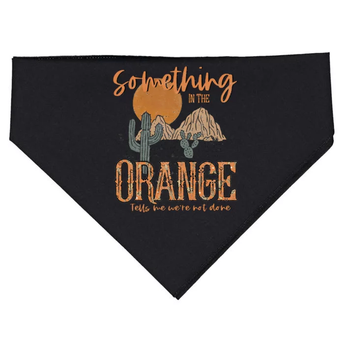 Something In The Orange Country Western USA-Made Doggie Bandana