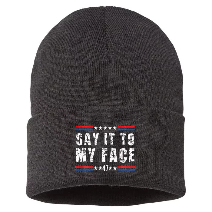 Say It To My Face Sustainable Knit Beanie