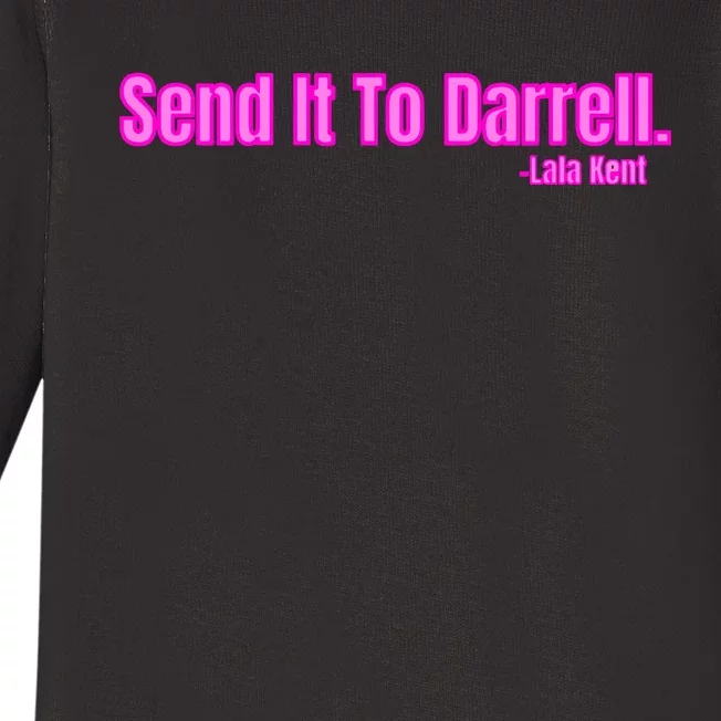 Send It To Darrell Baby Long Sleeve Bodysuit