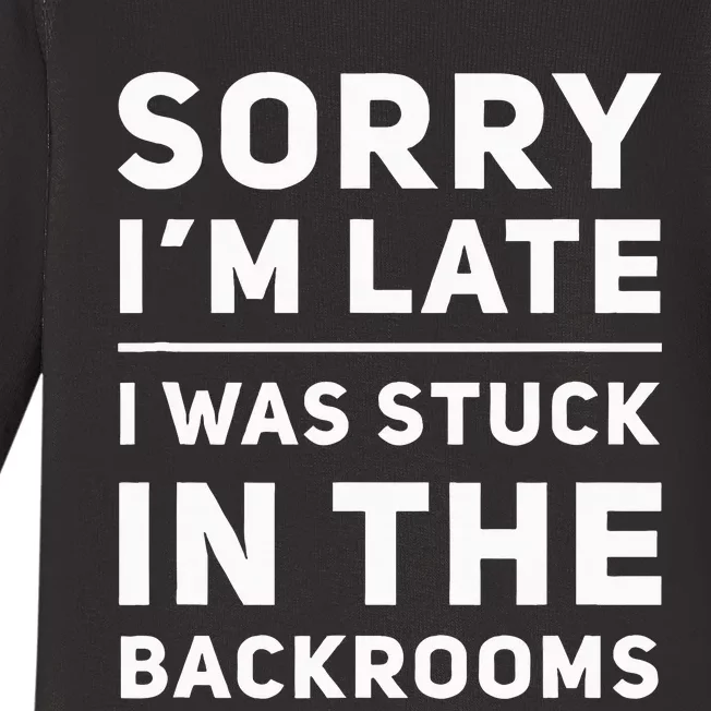 Stuck In The Backrooms Liminal Space Baby Long Sleeve Bodysuit