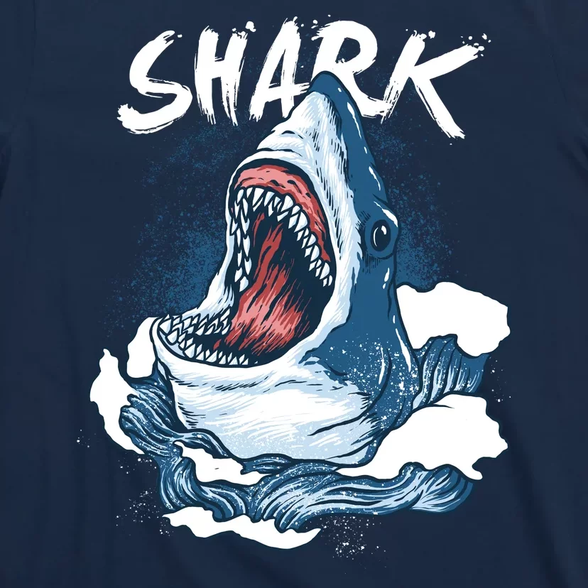 Shark In The Ocean Cool Sharks Week Waves Bite T-Shirt