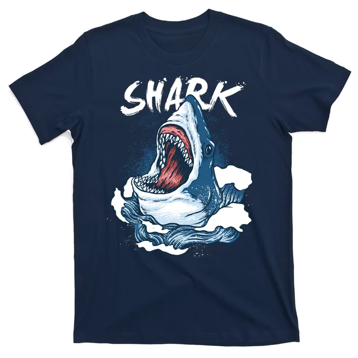 Shark In The Ocean Cool Sharks Week Waves Bite T-Shirt