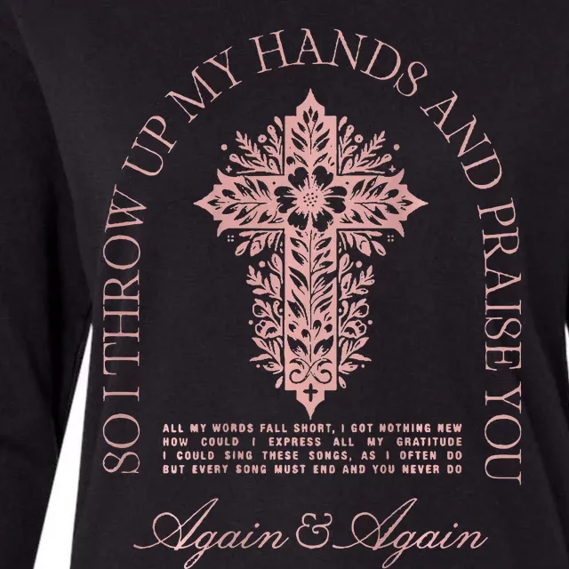 So I Throw Up My Hands B.R.A.N.D.O.N Lake And Praise You Womens Cotton Relaxed Long Sleeve T-Shirt