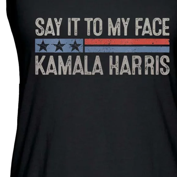 Say It To My Face Ladies Essential Flowy Tank