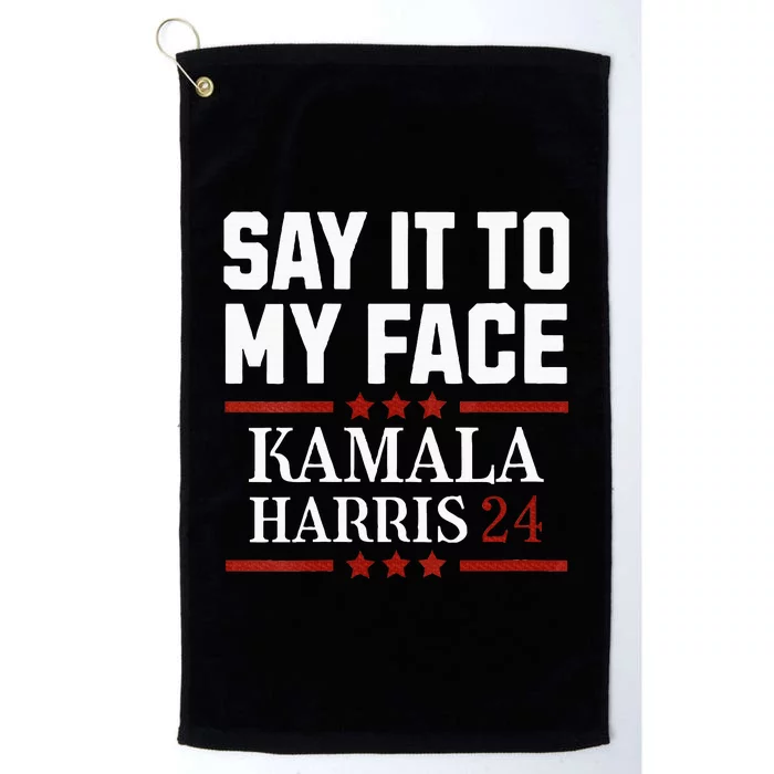 Say It To My Face Platinum Collection Golf Towel