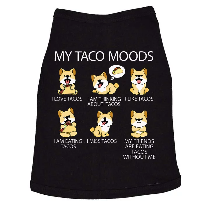 Shiba Inu Taco Lover Women Dog Owner Tacos Doggie Tank