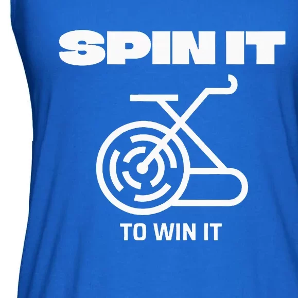 Spin It To Win It Ladies Essential Flowy Tank