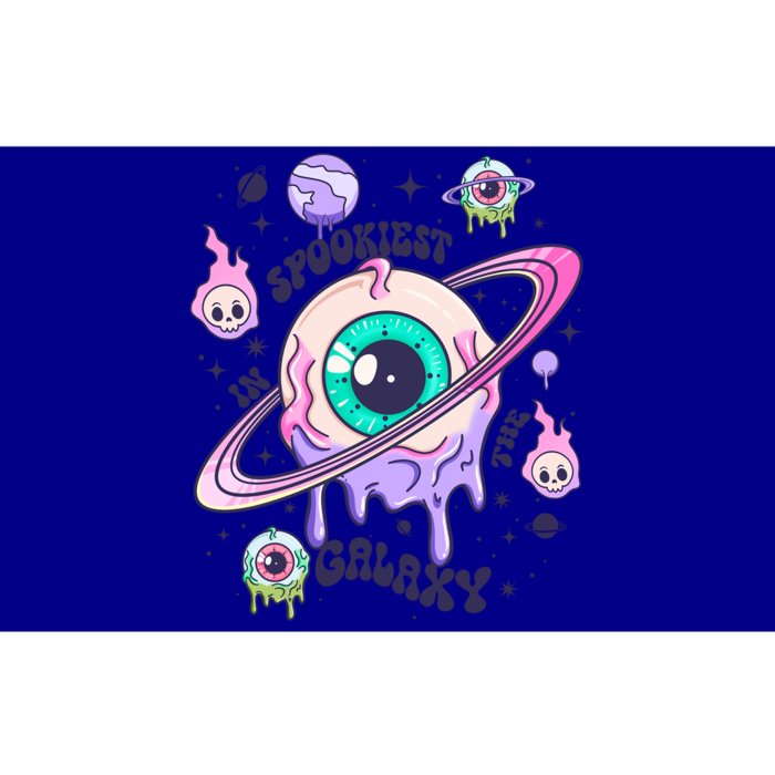 Spookiest In The Galaxy Saturn Eyeball Skulls Halloween Cute Gift Bumper Sticker