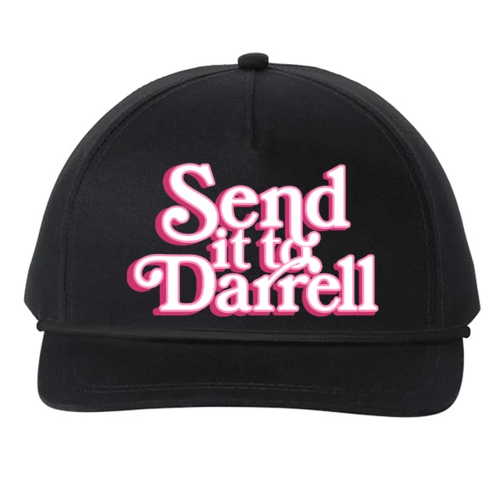 Send It To Darrell Snapback Five-Panel Rope Hat