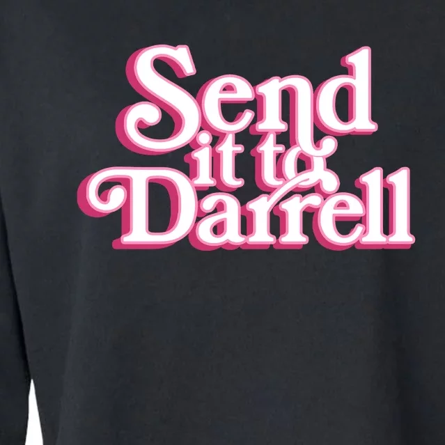 Send It To Darrell Cropped Pullover Crew