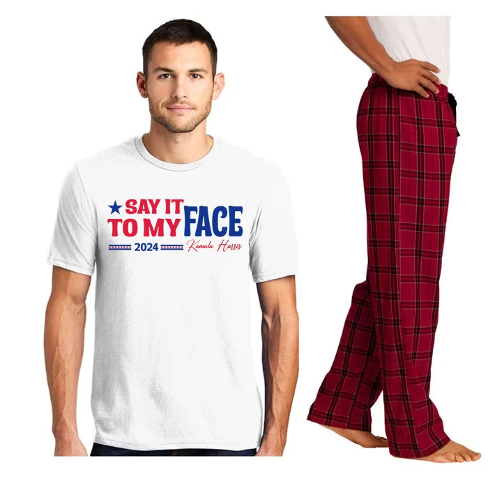 Say It To My Face Kamala Harris Pajama Set